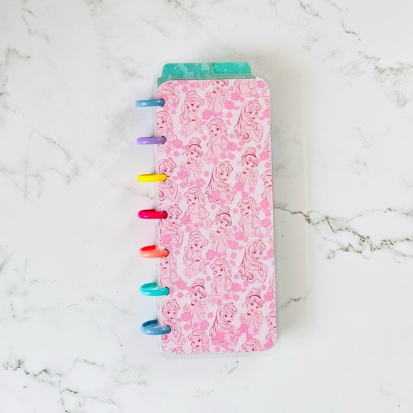 Hand Crafted Office Disney Princess Skinny Mini Happy Planner Size